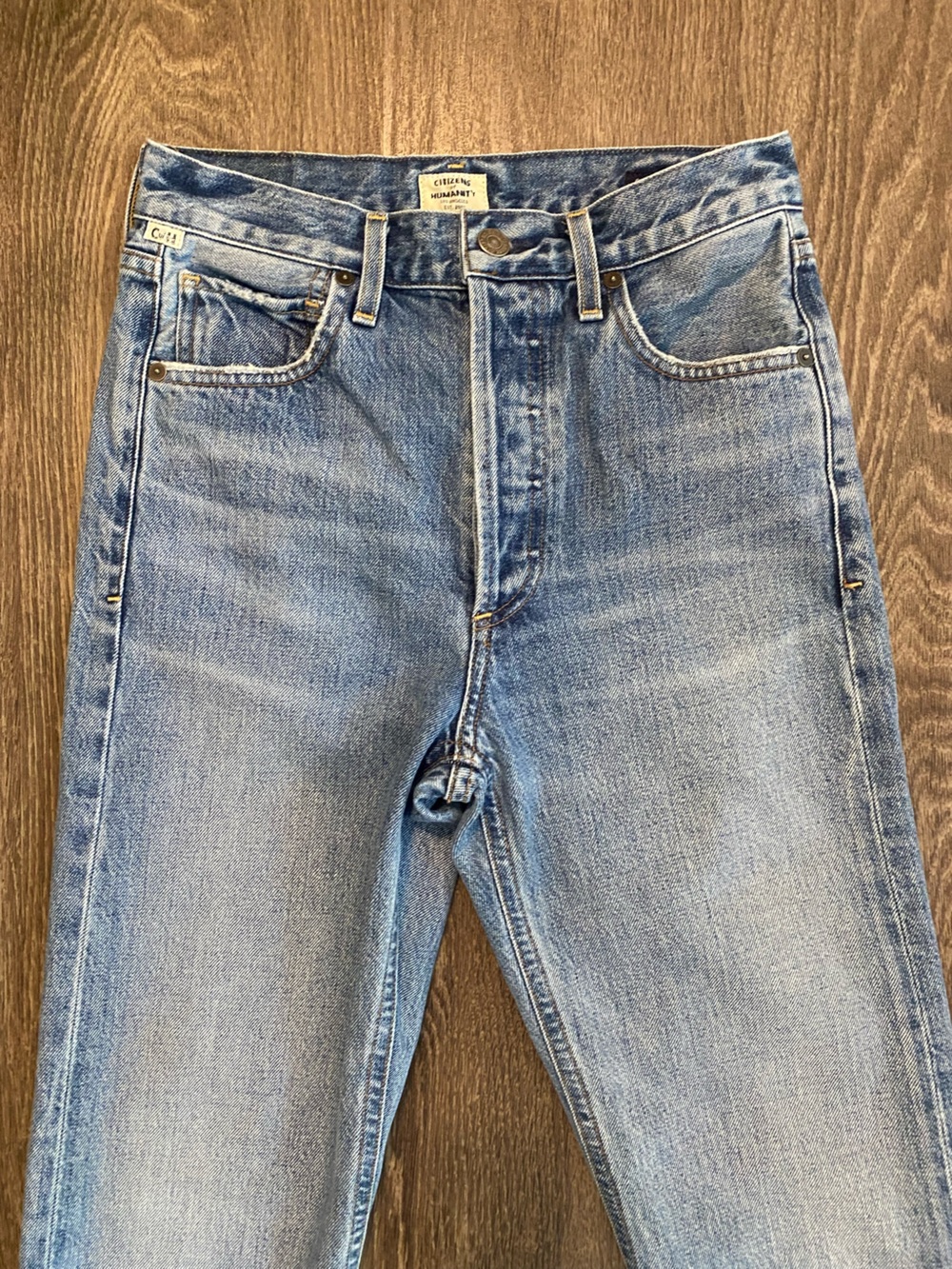 Aritzia Citizens of Humanity Premium Vintage Charlotte High Rise Straight SZ 24 - Picture 6 of 16